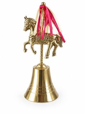 Gold Carousel Horse Bell